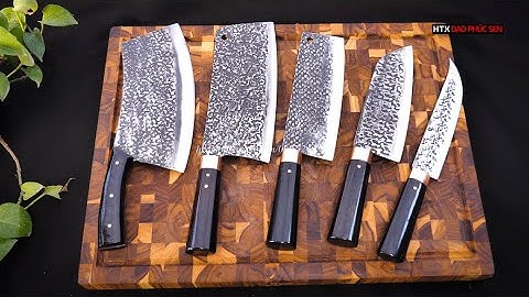 #DAOPHÚCSEN, BỘ DAO 5 MÓN ĐẦY ĐỦ CHỨC NĂNG KIỂU DÁNG MỚI LẠ - HÀNG CHUẨN CỦA HTX DAO PHÚC SEN