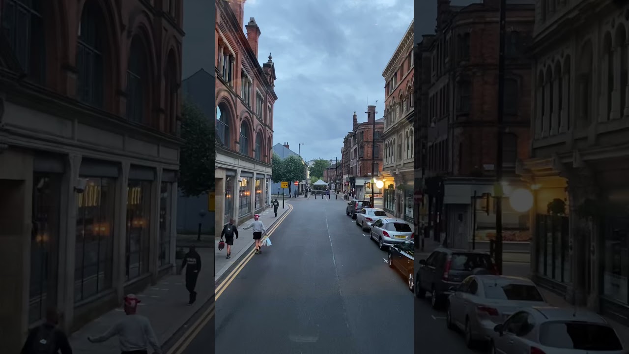 Inside streets of Manchester
