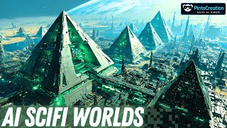 Orange, Green, Purple An Epic 10-Min Ai-Animated Sci-Fi Odyssey Immersive Worlds