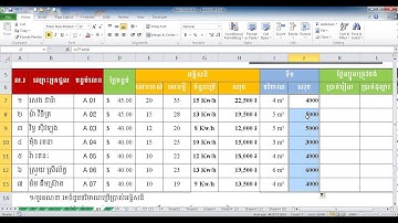Ms Excel #09- Exercise 03