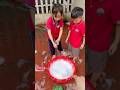 Chị ghẻ bóp hết thạch tím của pipi vào chậu xà phòng và cái kết #shortvideo