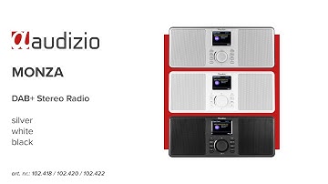 Audizio Monza DAB+ Stereo Radio - 102.418 / 102.420 / 102.422