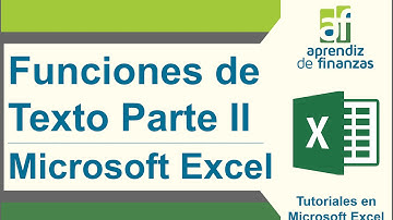 Funciones de Texto MS Excel Parte 2