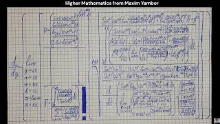 Higher mathematics from Maxim Yambor