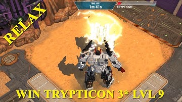 🆒 RELAX | HOW TO WIN TRYPTICON 3* LVL 9 | METROPLEX 3*  Transformers Earth Wars