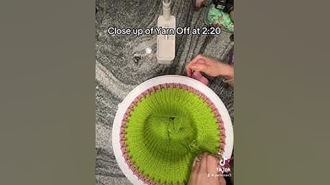 How to Cast on and Cast Off Circular Knitting Machine