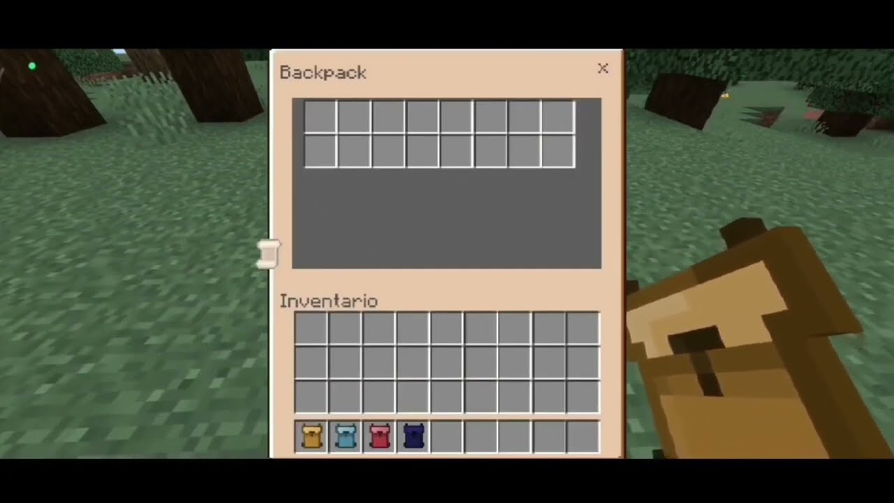 BACKPACK PLUS [ MOCHILAS ] ADDON PARA MINECRAFT PE 1.20 Best Addon
