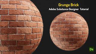 Create Realistic Grunge Brick in Substance Designer | Full Live Tutorial
