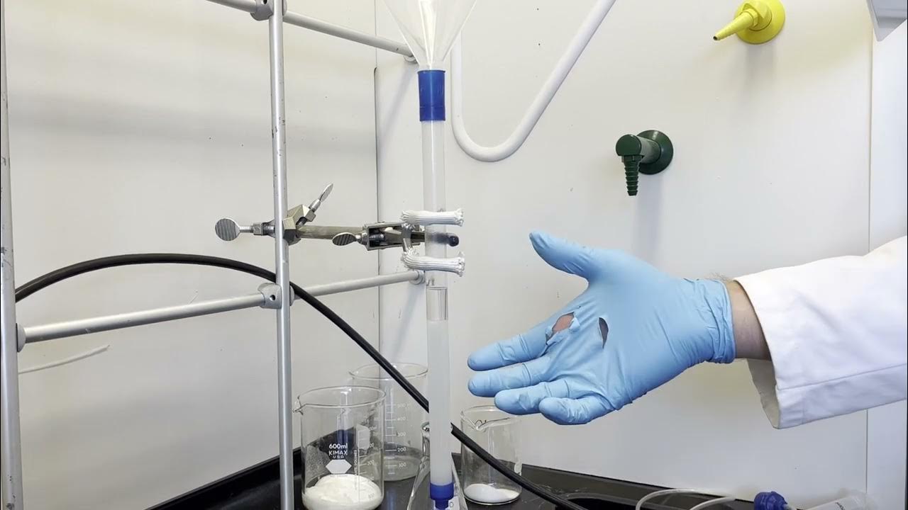 Packing a column for chromatography YouTube