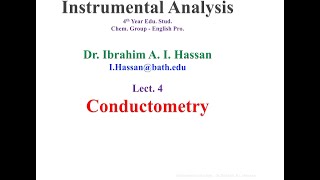 Lect. 4: Instrumental Analysis; Conductometry_1