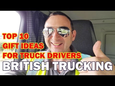 Thoughtful gift ideas for truck drivers