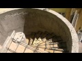 escalera de   caracol de   concreto