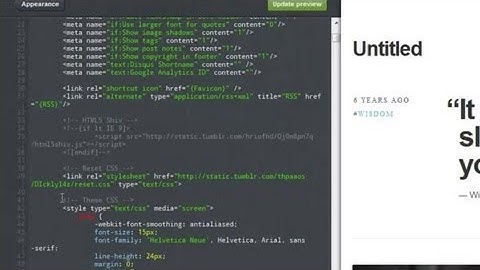 How to Edit Tumblr With CSSEdit : Computer & Internet Basics