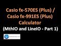 Understanding Max IO and Line IO in Calculations