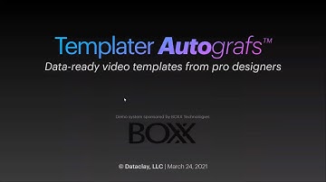 Introducing Autograf™ projects for Templater