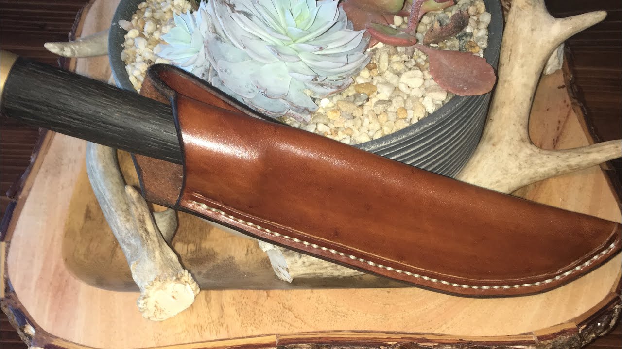 How to Make a Leather Knife Sheath. YouTube