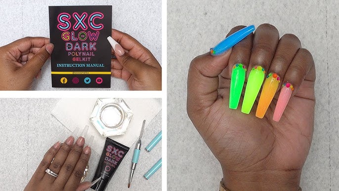 glow in the dark poly gel