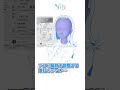 苦手な角度の顔がすぐ描ける方法【クリスタ3D素材】 #Shorts #みにまるコミック