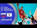 RUSSIA vs. KOREA - Highlights Women | Volleyball Olympic Qualification 2019
