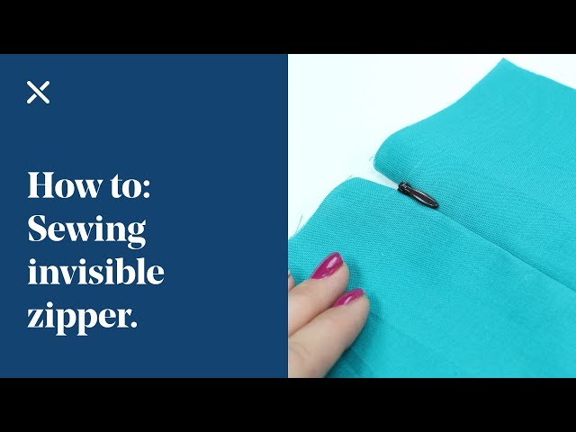 How To: Sewing Invisible Zipper 