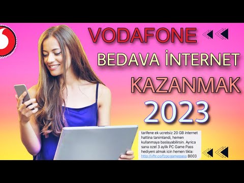 Vodafone Bedava İnternet Kazanmak Yeni 2023 - 22 Gb Kazan % 100 Kanıtlı