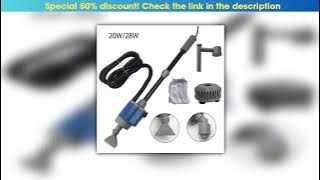Unboxing 20/28W Electric Aquarium Fish Tank Water Change Pump Aquarium Cleaning Tool Water Changer•