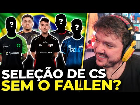 FALLEN OU BIGUZERA DE CAPITÃO? GAULES MONTANDO A SELEÇÃO BRASILEIRA DE CS2 | CORTES DO GAULES
