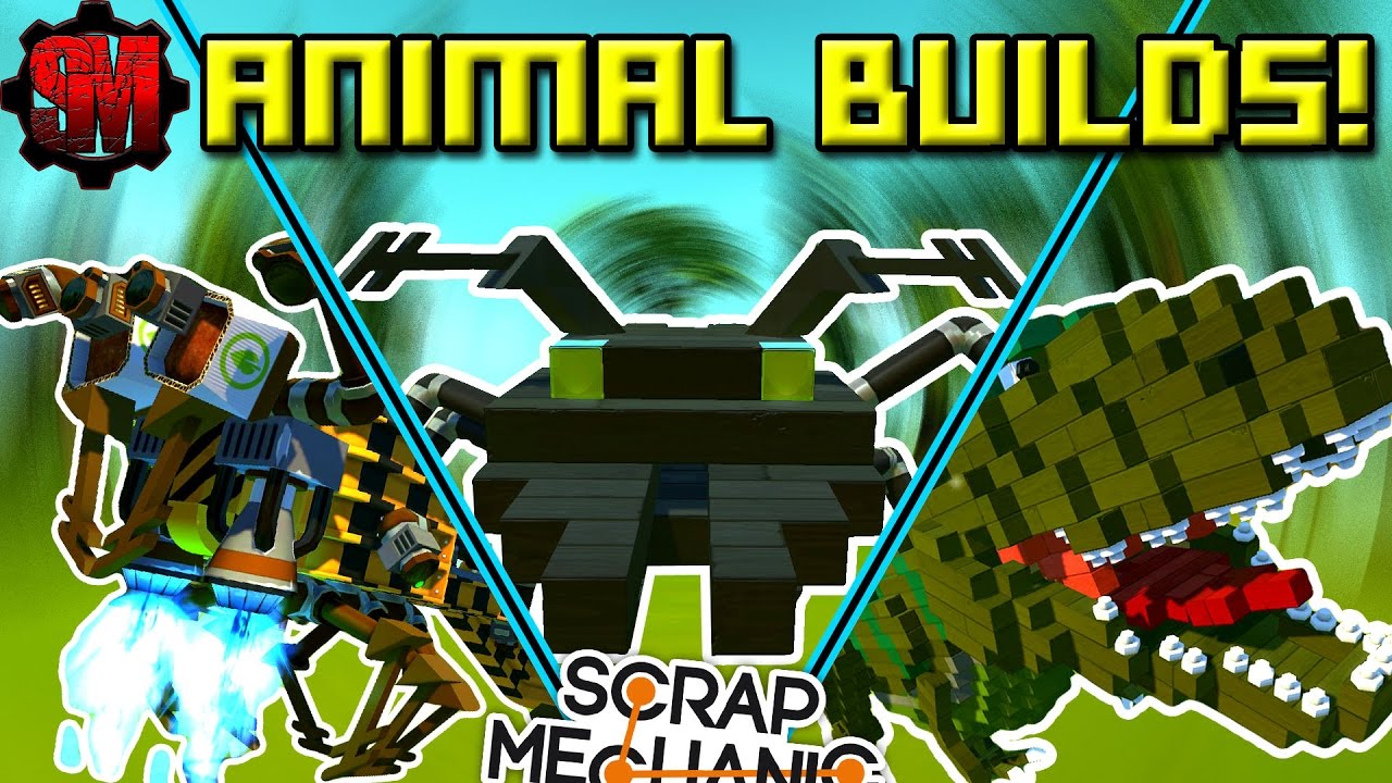 AMAZING ANIMAL CREATIONS! [Workshop Hunters 3] - Scrap Mechanic Multiplayer Ep30