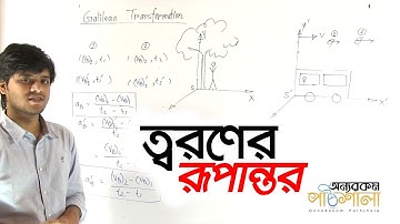07. Transformation of Acceleration | ত্বরণের রূপান্তর | OnnoRokom Pathshala