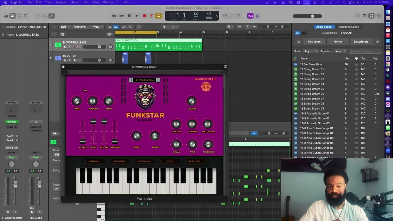 Funkstar VST live sound demo!