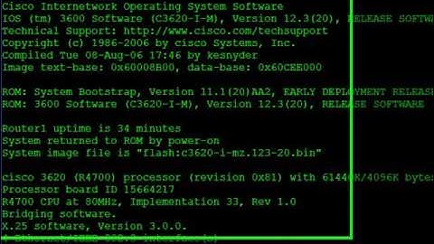 11. SHOW VERSION Command