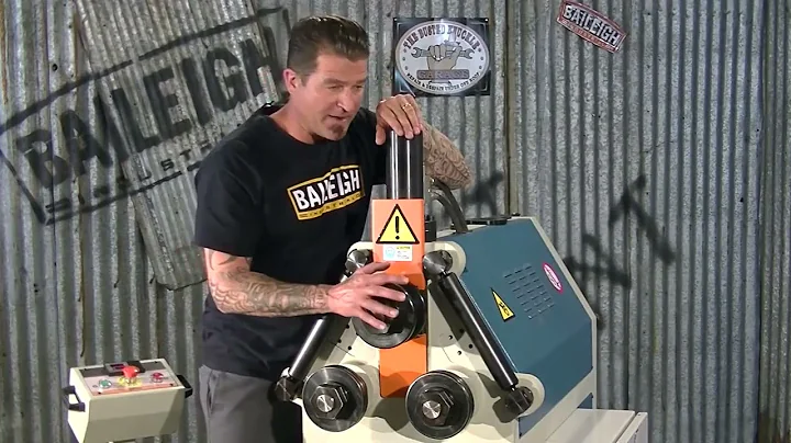 Baileigh Industrial R H45 Hydraulic Roll Bending Machine Roll Bender Section Bender Pyramid Bender