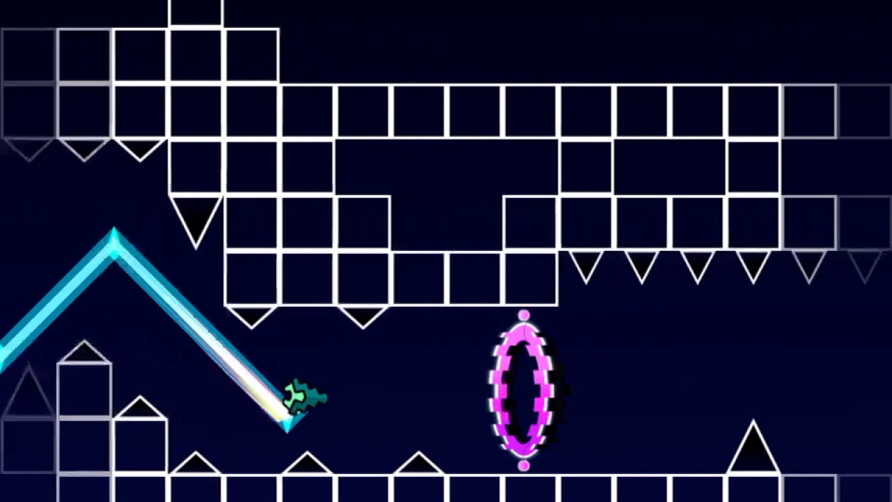 Geometry Dash layout (unfinished) - YouTube