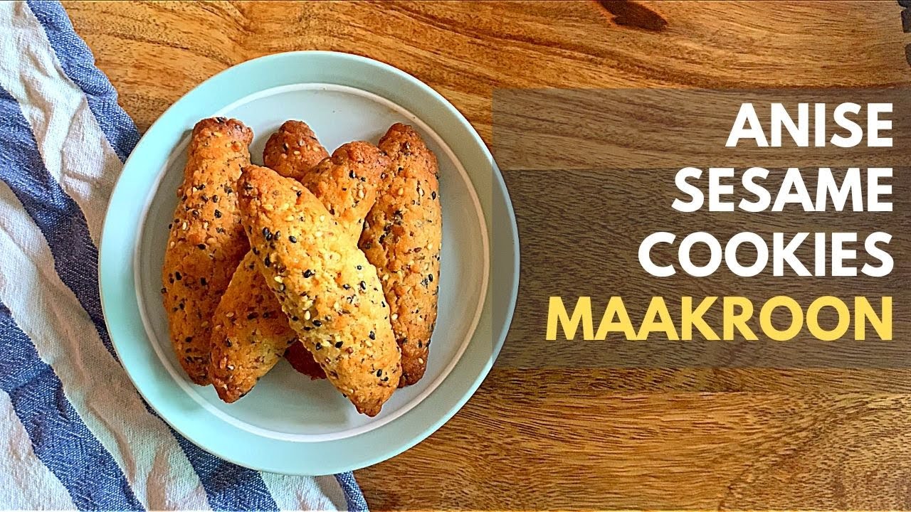 How to make Anise Sesame Cookies - Maakroon