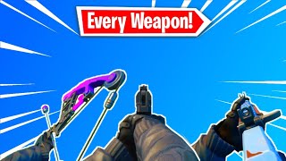 Every Fortnite Weapon That Currently Works In First Person (Glitch)