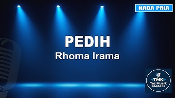 Pedih - Rhoma Irama | Karaoke Dangdut Koplo Nada Pria