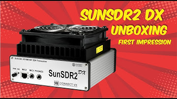sunsdr2 dx unboxing and pc connection