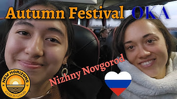 Herfstfestival 🍂 Nizjni Novgorod Rusland 🇷🇺 OKA ❤️