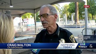 What are the security policies for the 2025 California State Fair?