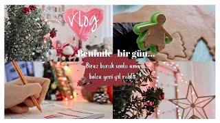 Yeni Yıla Nasıl Hazırlandım 🎄 Sessiz Vlog | Kahvaltı, Ağaç Süsleme, Zencefilli Kurabiyeler 🍪