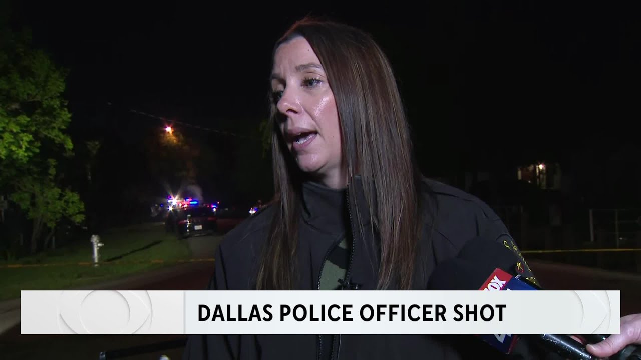 Dallas Police share information on officer shot - YouTube