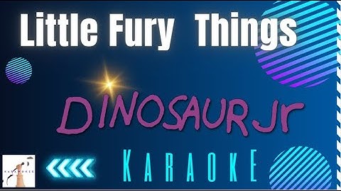 Little Fury Things Karaoke version - Karaoke performance video thumbnail