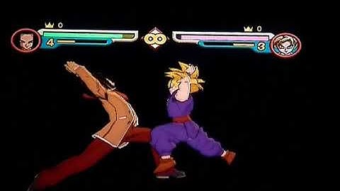 Dragon Ball Z Budokai 2(Gamecube)-Android 17 vs Teen Gohan
