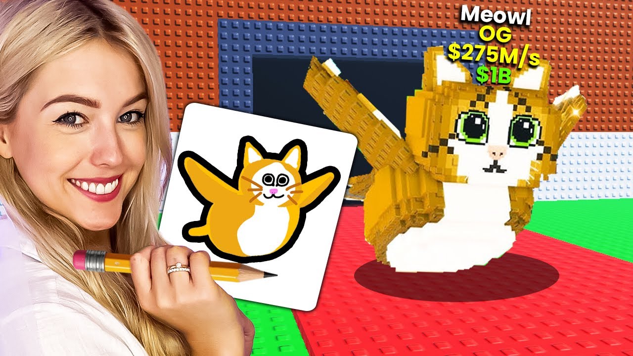 Wszystko CO NARYSUJĘ Stanie się Żywe w STEAL A BRAINROT w Roblox!😁