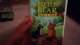 The World Of Little Bear Parties And Picnics 1999 Vhs