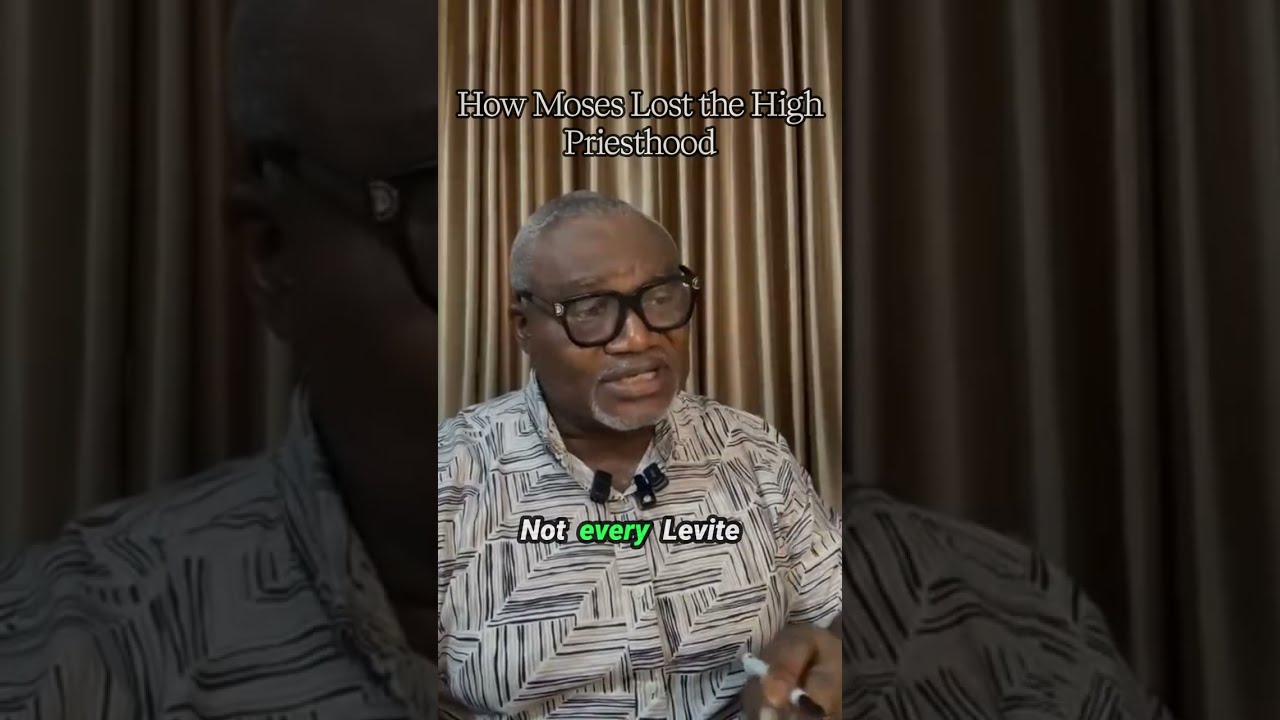 Как Моисей лишился священства