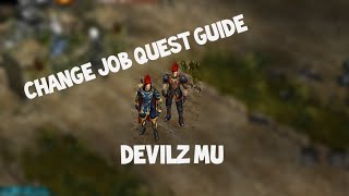 DevilzMU Guide: How to change job quest. (tagalog)