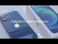 🍎 IPhone 12 mini ( blue ) unboxing | aesthetic 💙