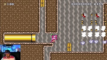 Super Mario Maker 2 - Learning Kaizo Double Shell Jump (GPB) FINALLY DID IT