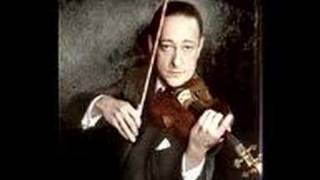 Jascha Heifetz plays Bach Partita #3 (part 1)